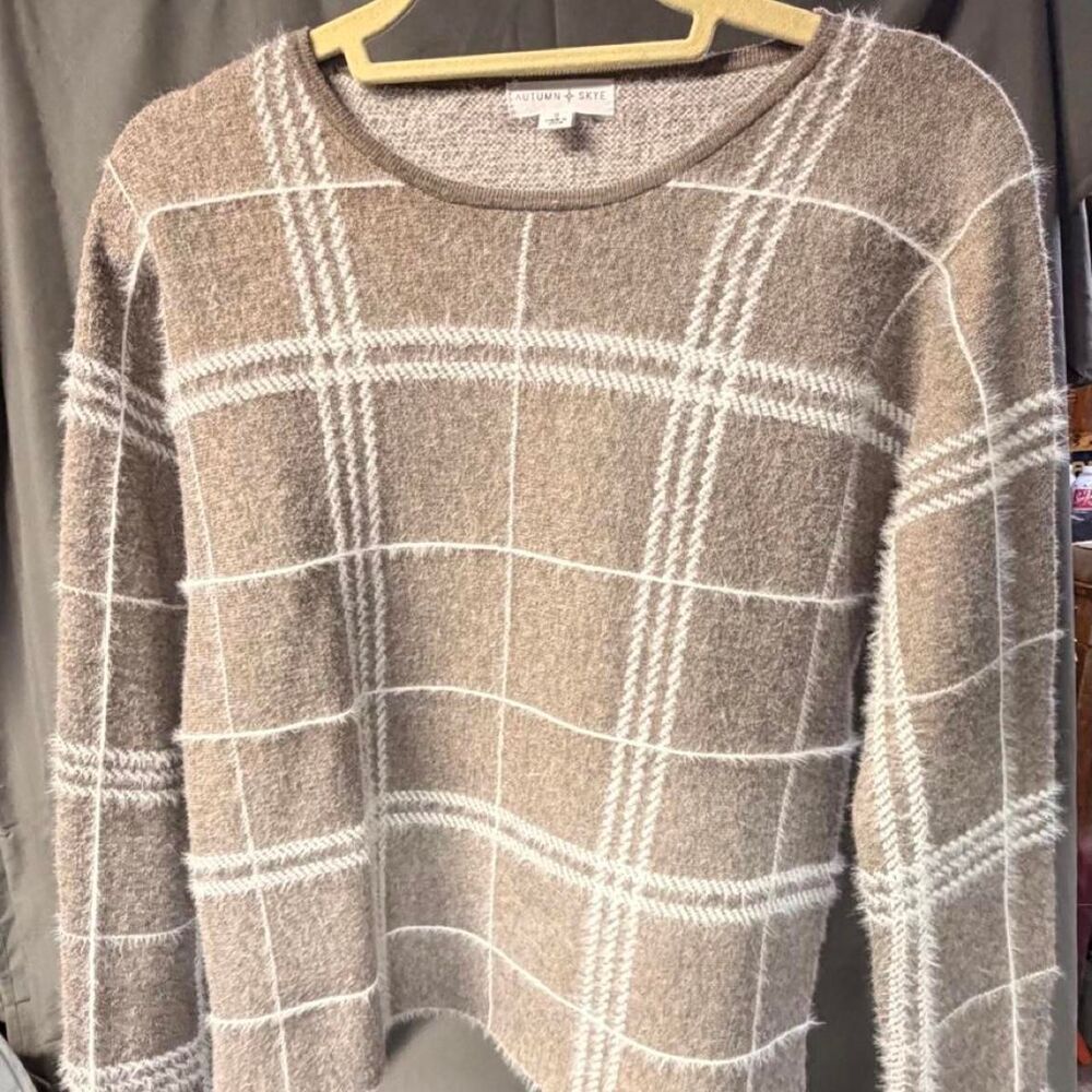 Wild-skye Women's Brown and Tan Jumper